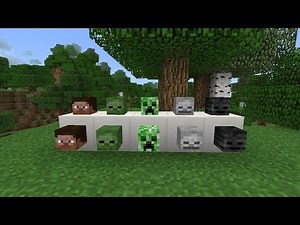 COMO OBTENER LAS CABEZAS EN MINECRAFT