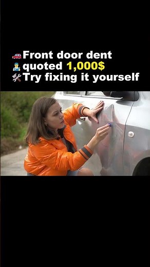 Easy Car Dent Repair at Home | 2-in-1 T Puller Paintless Dent Removal Tool #autorepair #dentrepair