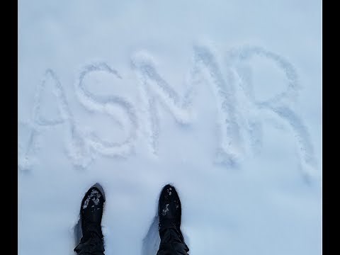 ASMR | Playing & Walking In Fresh Snow❄️ | No Talking