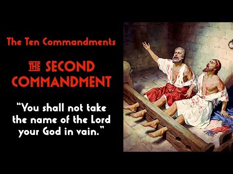 Small Catechism, The Ten Commandments, The Second Commandment, LHOS