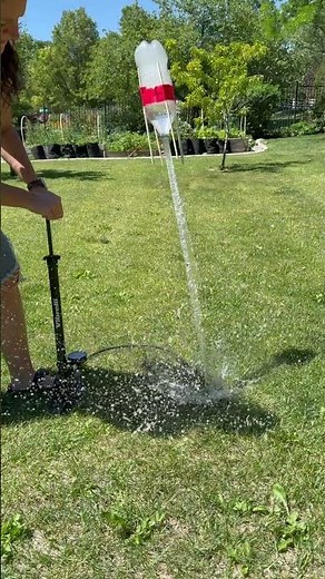 We Launched a Water Bottle Rocket SO High We Lost It! 🚀