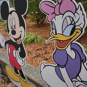 Mickey Mouse Cutout Minnie Mouse Cut Out Decoration Mickey Mouse and Friends Birthday Decor Minnie Cutout Backdrop Clubhouse Mickey Cutout - Etsy