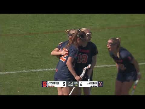 Women's Lacrosse Highlights vs. Virginia