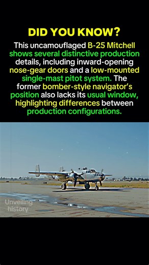 A Close Look at a WWII B-25 Mitchell Production Aircraft