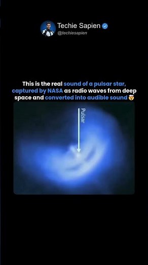 This Is the Real Sound of a Pulsar Star Captured by NASA 🤯