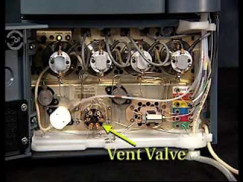 Waters Acquity UPLC removing the vent valve cartridge