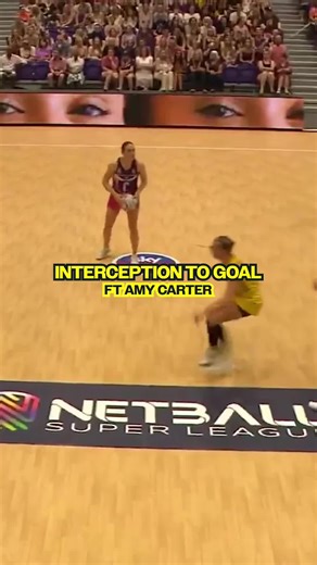 Amy Carter putting her body on the line for the goals! 🤌⚡️ #netball #interception #manchesterthunder #manchester #nsl