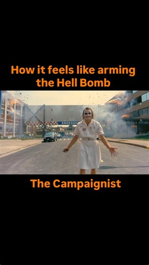 How it feels arming the hell bomb 😅