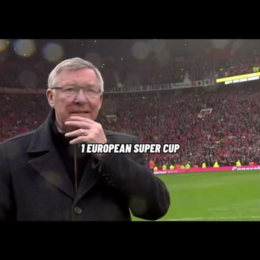Sir Alex Ferguson Trophies At Man United