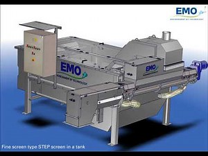 Fine screen type STEP screen in a tank version EMO