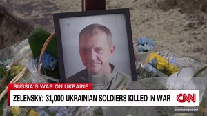 Zelensky says 31,000 Ukrainian soldiers have died
