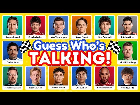 ULTIMATE F1 QUIZ CHALLENGE! GUESS THE VOICE, EYES & TRACK | 2025 EDITION