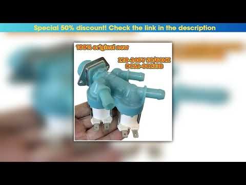 Today Only 220-240V 50/60HZ Washing machine water inlet valve for Samsung DC62-00233B ww90J6410CX D
