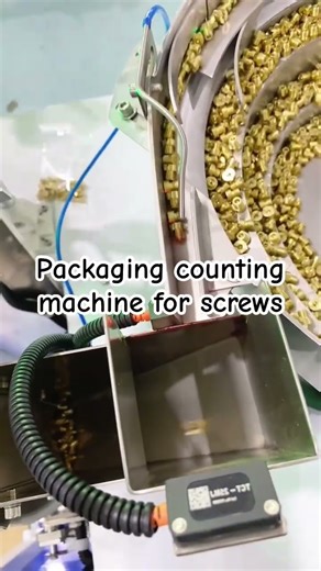 Automatic packaging machine for screws