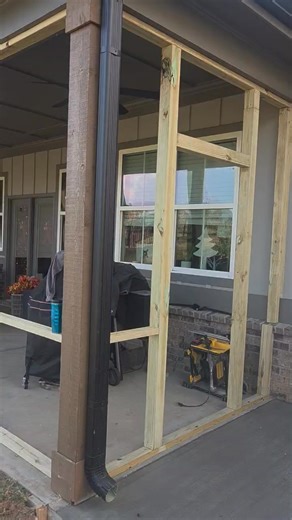 Great progress today on this screen porch build. Stay tuned for more progress pics to come. | Bayou Builders Group LLC