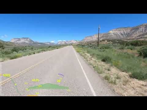 [122] 4K DeBeque Roan Creek ride with Overlays