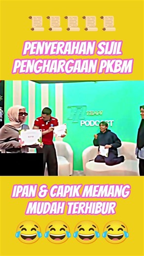 Capik ni memang mudah terhibur dgn lawak org ya 🤣😂 #aiteam
