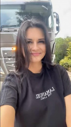 Do pracy zawsze wesoła i energiczna Iness 😍🚛