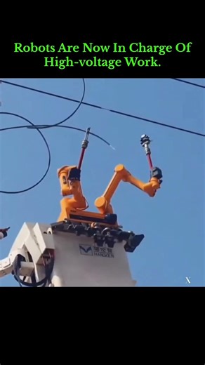 Robots Are Now In Charge Of High-voltage Work #robotics #ai