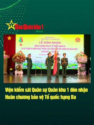 Viện Kiểm Sát Quân Khu 1: Đón Huân Chương, Kỷ Niệm 65 Năm