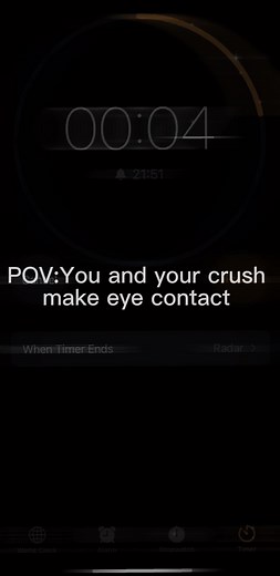 If this goes viral then I will do the best pov in the comments #o_timer #fyp #foryoupage #timer #timerpovs #eyecontact #crush #omg