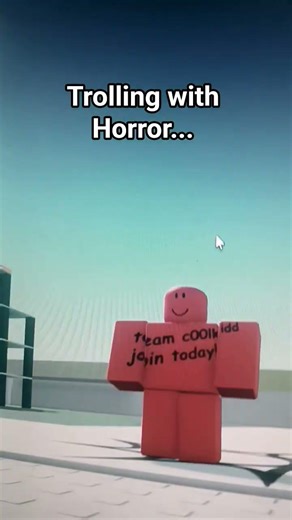 Trolling With horror script... #roblox #exploits #scripting #febypass #require #funny