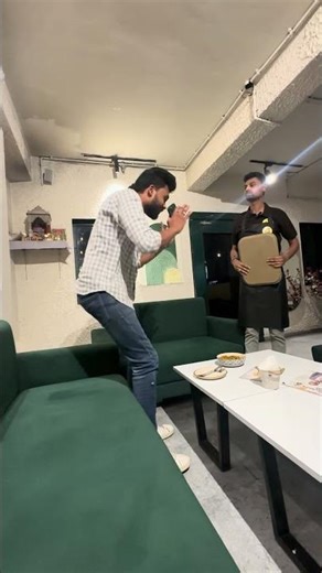 He just wanted a Raita !!! This waiter took “Service “ to a whole new level #foryou #funny #comedy