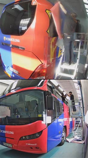 Turning a bus into a statement. Spotify Ed Sheeran ▶ | FC Barcelona