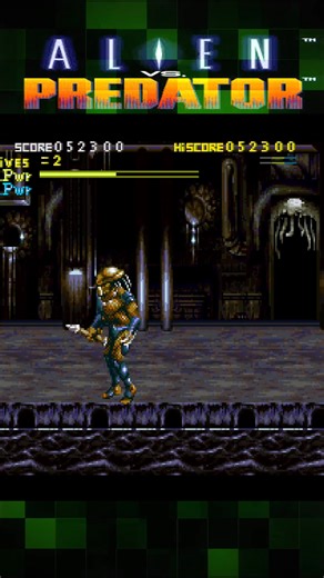 Alien vs. Predator – Predator Warrior Crushes the Xenos (Arcade, 1994) | RetroByte Clips