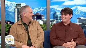 Look who joined me on TV today?! So much fun. A memory we'll share forever. If you're local, hope to see you Friday at American Fork Library at 6:30 p.m. | Jason F. Wright - Author, Creator, Speaker