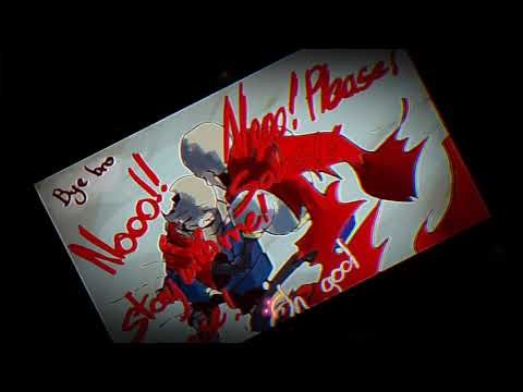 Papyrus And Sans Dustbelief Comic Dub Sad Cry Edit💔