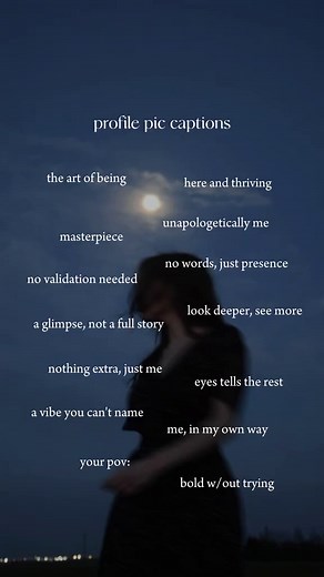 Creative Caption Ideas for Profile Pictures