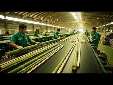 Inside the World’s Largest Bamboo Factory: From Forest to Global Sustainable Products (Full Process)