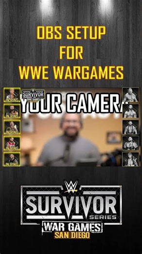 OBS Setup for WWE WARGAMES — Demo #wargames #obssettings #wwewargames #obsstudio #obssetup