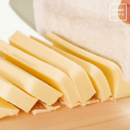 包丁につかない バターを簡単に切る方法