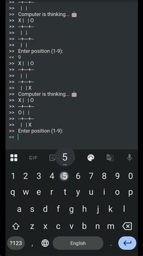 Tic Tac Toe Game in Python 🤖 | Play vs Computer