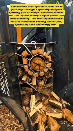 Innovative Firewood Splitter Machine | Efficient Wood Processing Technology