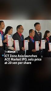 As part of its move to the ACE Market, LEAP Market-listed ICT Zone Asia has launched its IPO at 20 sen apiece, seeking to raise RM26.6 million. A large chunk of the proceeds will be used to buy ICT assets for its tech financing business. | The Edge Malaysia