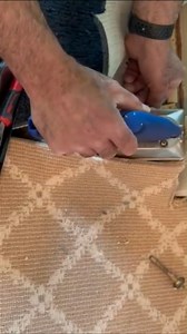 The ROBERTS Cool Shield Heat Bond Iron is ideal for seaming doorways. Add the ROBERTS Cut Pile Seam Roller, the vented seaming weight/tool tray (from the ROBERTS Tool Box) and the Pro Stair Tool for the perfect carpet install. 📷 Blue Crew Installation / Floorcovering Installation | Roberts Consolidated Industries, Inc.