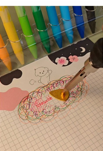 Love these colorful erasable pens! Perfect for summer notes, journaling and cute little gift cards 🫧#summervibes #erasablepen #pens #gelpens #stationeryaddict