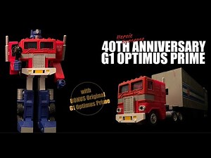 G1 Optimus Prime 40th Anniversary Review I 1984 versus 2024!