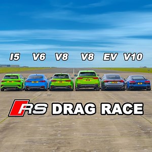214K views · 2.3K reactions | It's EVERY Audi RS going head-to-head in a DRAG RACE!  | carwow | Facebook