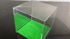 Display Case for Collectibles Assemble Clear Acrylic Box Alternative Glass Case for Display Action Figures Home Storage