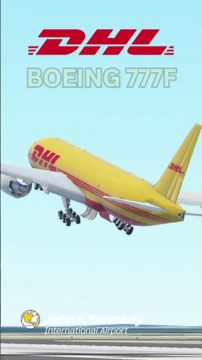 DHL 777F Rockets Off Runway in New York! Extreme Cargo Power at JFK | Infinite Flight