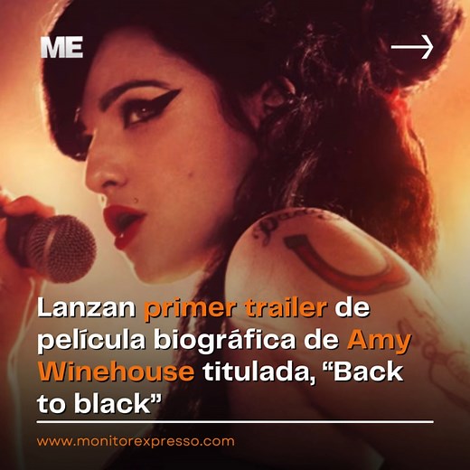 凉️‍En este breve adelanto, podemos observar un repaso por la carrera y vida de Amy, desde sus inicios como artista de #jazz en #Londres hasta llegar a ser una de las voces más reconocidas en todo el mundo y ganadora de cinco premios #Grammy. . . . #BackToBlack #AmyWinehouse #MarisaAbela #SamanthaLouiseTaylorJohnson | Monitor Expresso | Facebook