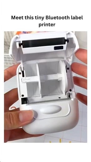 Mini Portable Wireless Label Printer | Smart HomeOrganizationHack2026#shortsviral#smallbusinessowner