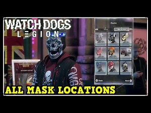 Watch Dogs Legion All Mask Locations (Watch Dogs Legion Character Customization)