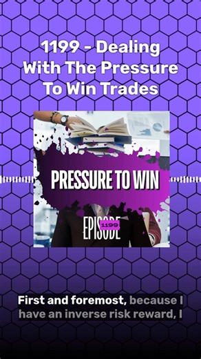 Yes, you can be profitable with an inverse risk/reward ratio. Doing so however, means having a very high win rate. Requiring a very high win rate to be profitable comes with considerable pressure. LISTEN TO THE FULL EPISODE 🎧APPLE - https://podcasts.apple.com/us/podcast/1199-dealing-with-the-pressure-to-win-trades/id1359294814?i=1000721431575 🎧SPOTIFY - https://open.spotify.com/episode/0mHr3Ietnz8sfg2oooyPn6?si=c74017bbbe564333 | Akil Stokes - Trading Coach