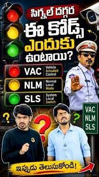 Traffic Signals లో ఈ Codes వెనక ఇంత Logic ఉందా? 👀😳#shorts #mypaisaa