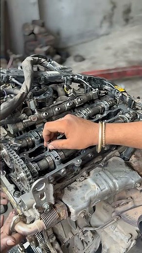 Mercedes Benz timing chain replace #mercedesbenz #automobile #trendingshorts